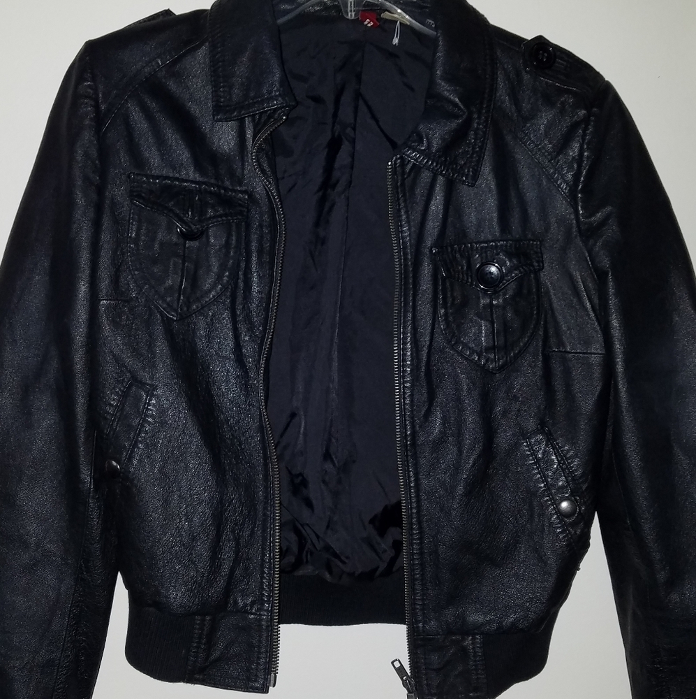 Womens leather jacket